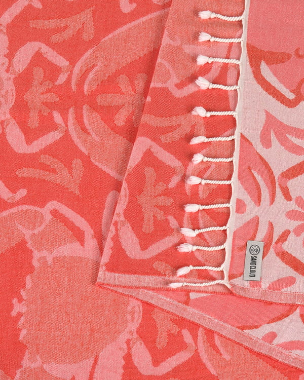 Sand Cloud Crabby Beach Towel GEORGIA PEACH - REG
