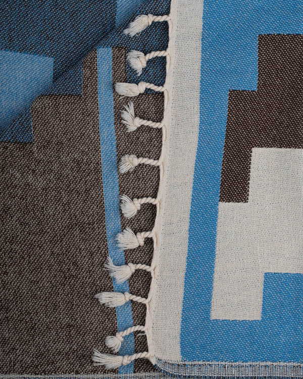 Sand Cloud Odessa Blanket BLUE - LG