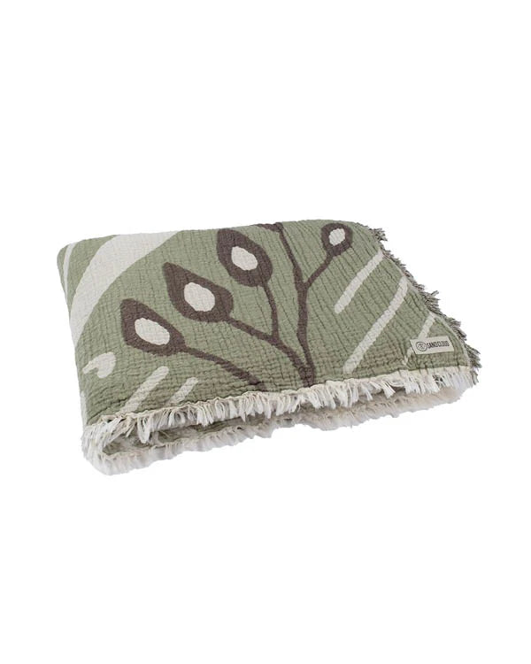 Sand Cloud Kohala Shark Party Blanket NATURAL - XL