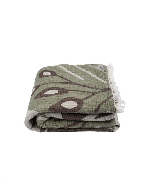 Sand Cloud Kohala Shark Party Blanket NATURAL - XL