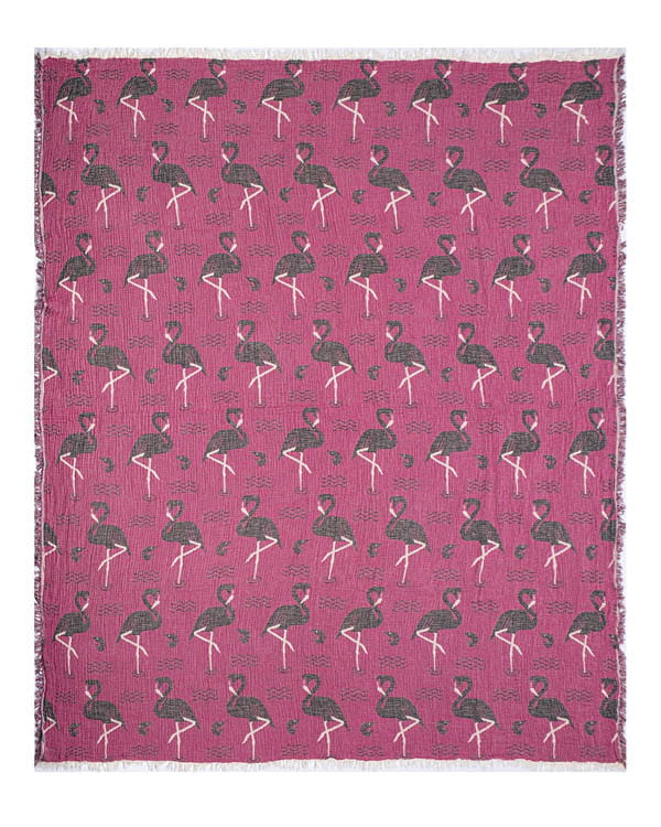 Sand Cloud Flamingo Party Blanket FUCHSIA - XL