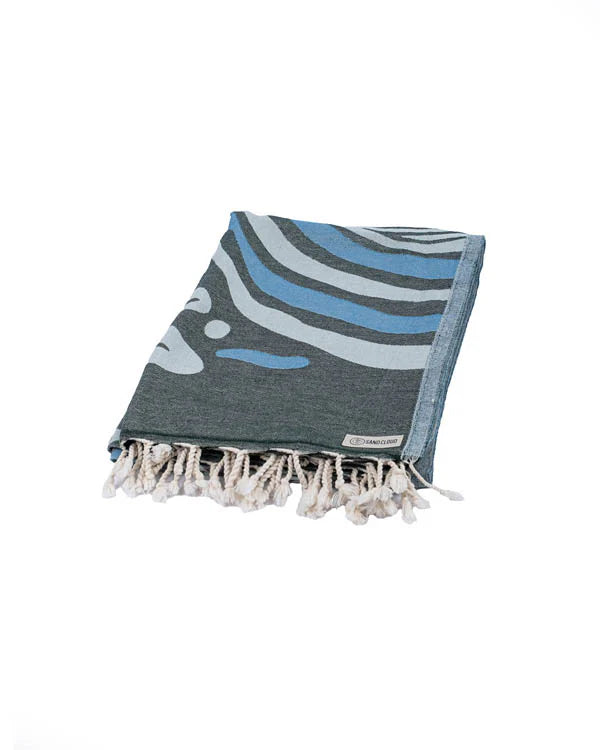 Sand Cloud Tidal Beach Towel LEGION BLUE - LG