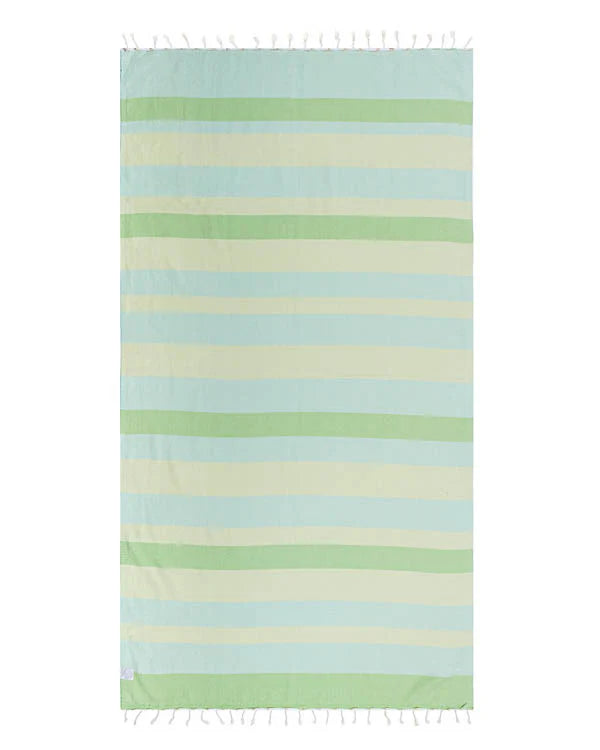 Sand Cloud Beach Towel Peppermint Herringbone MINT - REG