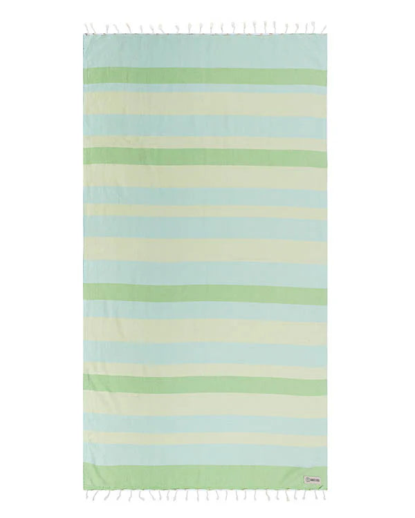 Sand Cloud Beach Towel Peppermint Herringbone MINT - REG
