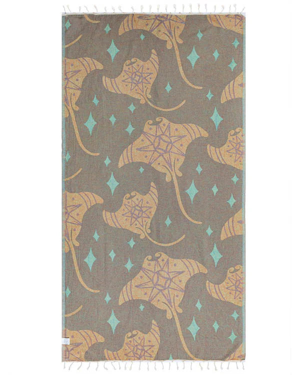 Sand Cloud Sea Devils Beach Towel NATURAL - REG