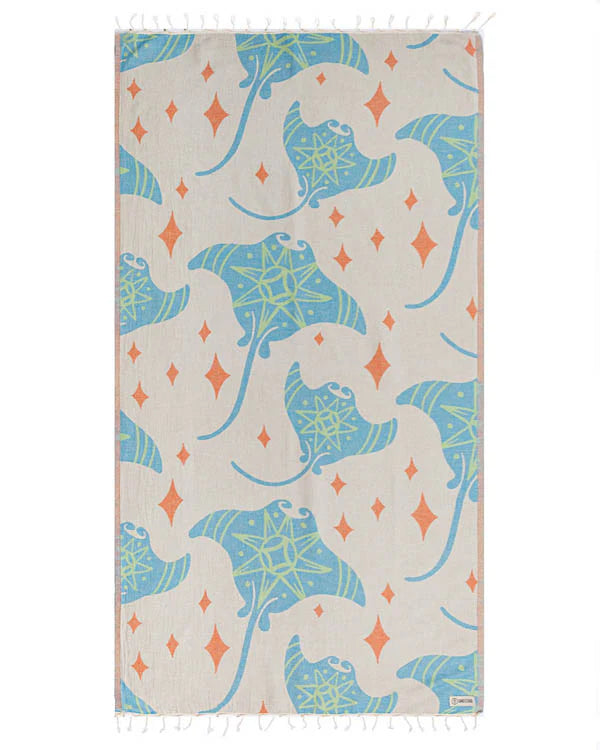 Sand Cloud Sea Devils Beach Towel NATURAL - REG