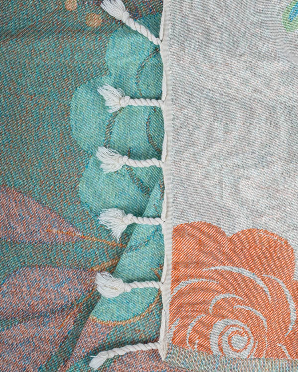 Sand Cloud Botanical Beach Towel  NATURAL - REG