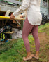 Free Fly W All Day 7/8 Pocket Legging PLUM