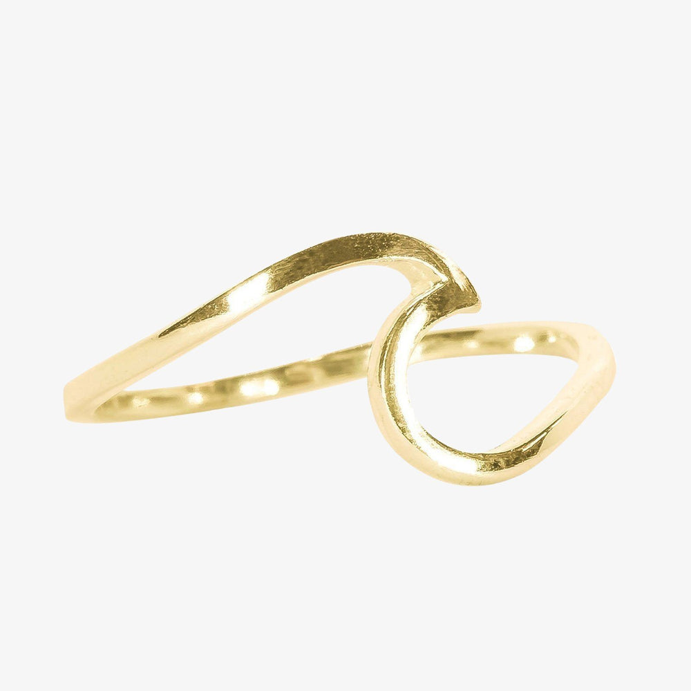 Pura Vida Wave Ring GOLD