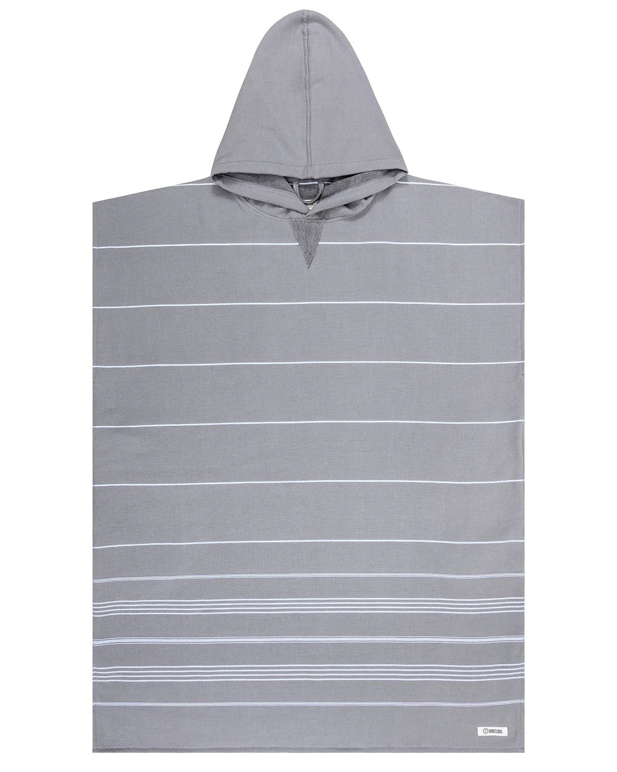 Sand Cloud M Border Classic Stripe Poncho GREY