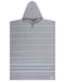 Sand Cloud M Border Classic Stripe Poncho GREY