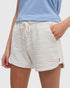 tentree W Longview Short COTTON WHITE FLASH STRIPE