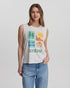 tentree W Four Square Tank UNDYED/GREEN