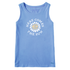 Life is Good W Crusher Tank Here Comes The Sun CORNFLOWER BLUE