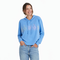 Life is Good W LS Boxy Hoodie Hibiscus Line CORNFLOWER BLUE