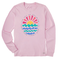 Life is Good W LS Crusher Quirky Sun Ocean Tee SEASHELL PINK