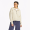 Life is Good W French Terry 1/4 Zip PUTTY WHITE