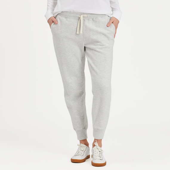 Life is Good W Simply True Jogger LIGHT HEATHER GRAY