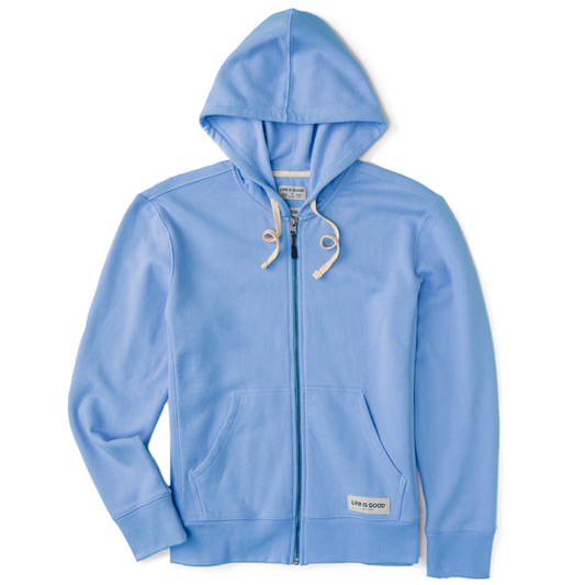 Life is Good W Simply True Full Zip Hoodie CORNFLOWER BLUE