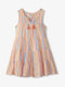 Hatley Kids Sunny Stripe Layer Tiered Dress CREAM