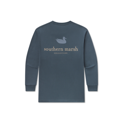 Southern Marsh Youth LS Authentic Tee ARLINGTON BLUE