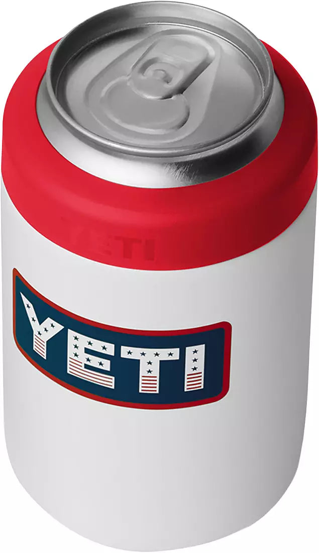 Yeti Rambler Colster 2.0 WHITE / RESCUE RED - BADGE