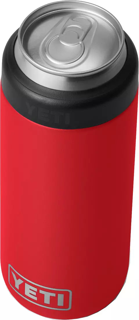 Yeti Rambler Colster Slim Can Insulator RESCUE RED
