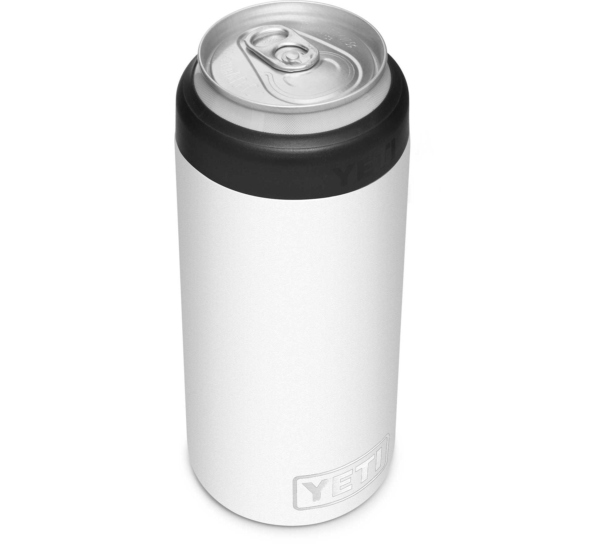 Yeti Rambler 12 oz Colster Slim Can Insulator WHITE