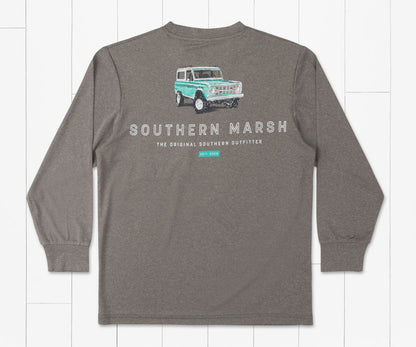 Southern Marsh Youth LS FieldTec Offroad Rodeo LT GRAY