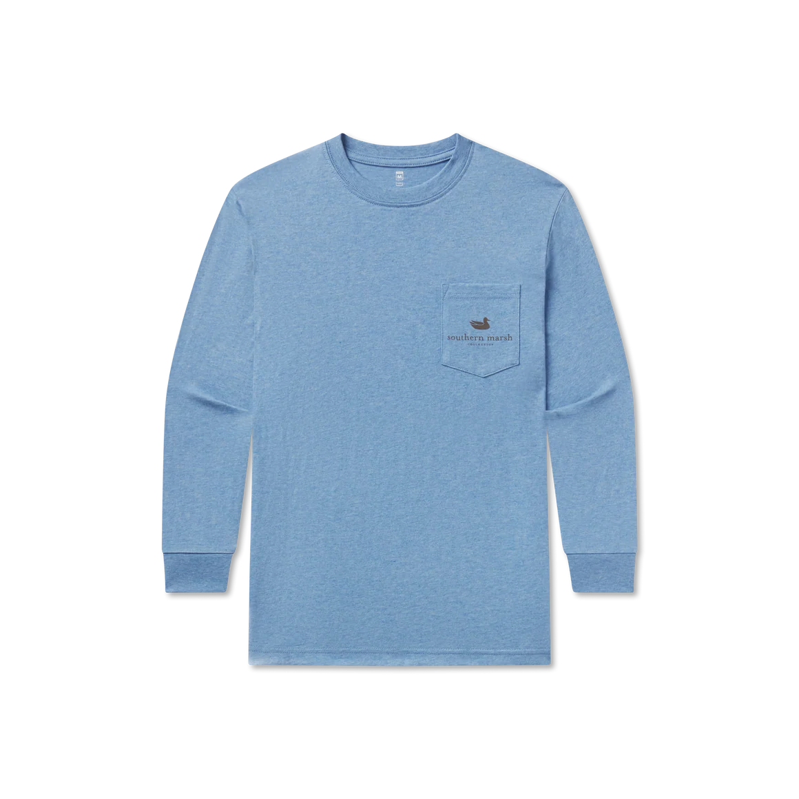Southern Marsh Youth LS Life's Golden Tee WASHED BLUE