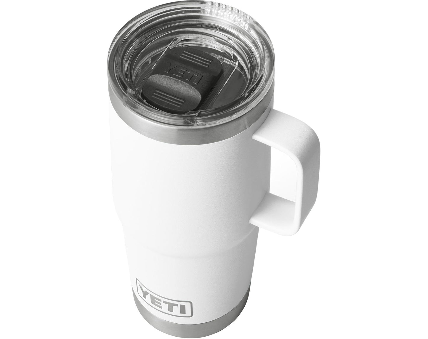 Yeti Rambler 20 oz Travel Mug w/Stronghold Lid WHITE