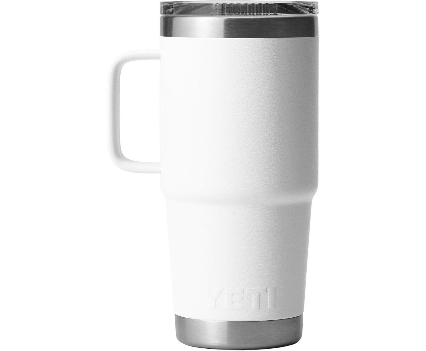 Yeti Rambler 20 oz Travel Mug w/Stronghold Lid WHITE