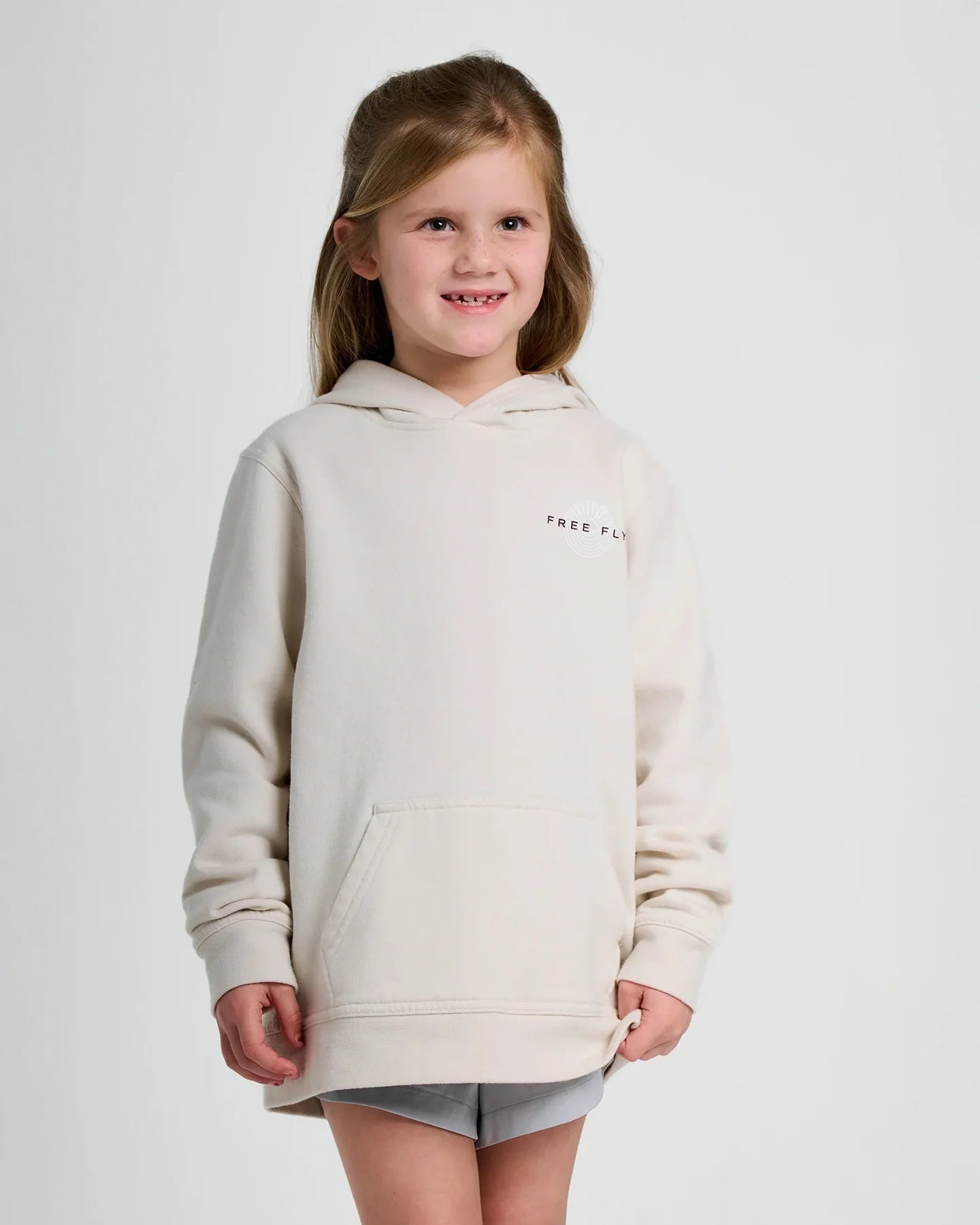 Free Fly Youth Sun Ripple Fleece Hoodie HEATHER BIRCH