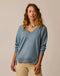 Carve Designs W Alena Supersoft Top BLUE MIRAGE HEATHER
