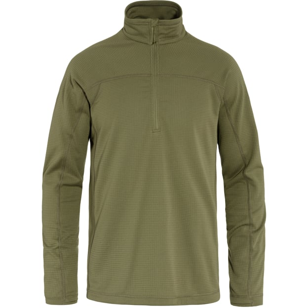 Fjallraven M Abisko Lite Fleece Half Zip GREEN