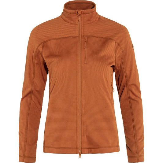 Fjallraven W Abisko Lite Fleece Jacket TERRACOTTA