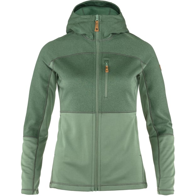 Fjallraven W Abisko Trail Fleece Jacket PATINA GREEN