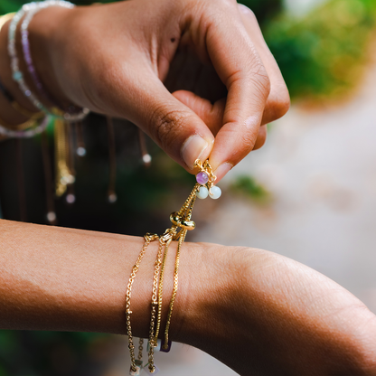 Lotus & Luna Stone of the Earth Bracelet PEACE