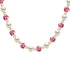 Bara Boheme Amalfi Bella Necklace Gold Filled PINK