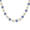 Bara Boheme Amalfi Bella Necklace Gold Filled BLUE