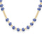 Bara Boheme Amalfi Freesia Necklace Gold Filled BLUE