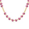 Bara Boheme Amalfi Freesia Necklace Gold Filled PINK
