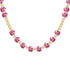 Bara Boheme Amalfi Freesia Necklace Gold Filled PINK