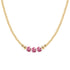 Bara Boheme Amalfi Magnolia Choker Necklace Gold Filled PINK