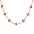 Bara Boheme Amalfi Oleander Necklace Gold Filled PINK
