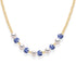 Bara Boheme Amalfi Petal Necklace Gold Filled BLUE