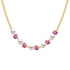 Bara Boheme Amalfi Petal Necklace Gold Filled PINK
