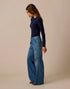 Carve Designs W Farrah Wide Leg Pant MAGNOLIA