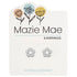Mazie Mae Classic Flower Studs SILVER