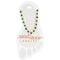 Sand & Stone Anklet GOLD GREEN BEADED DUO
